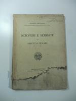 Scioperi e serrate nel diritto penale