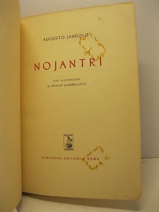 Nojantri - Augusto Jandolo - copertina