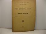 Carta idrografica d'Italia. Progetto del Canale Emiliano. Estratto dalle Memorie illustrative della Carta idrografica d'Italia, n. 15
