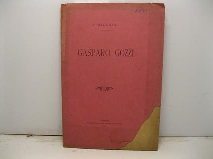 Gasparo Gozzi - Vittorio Malamani - copertina