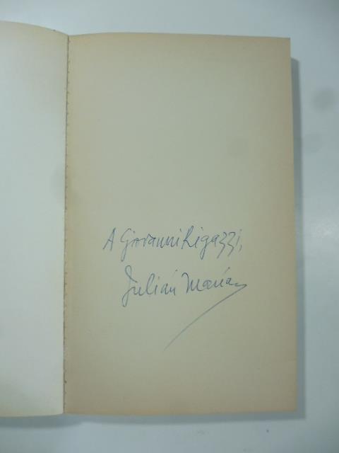 La mujer en el siglo XX. Copia con dedica dell'Autore (signed copy) - Julian Marias - copertina