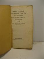 Dissertazione sull'orologio e sull'ore degli antichi romani di Luigi Martorelli da Osimo letta nell'Accademia Romana d'Archeologia