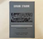 Giovanni Stradone. Galleria La Barcaccia, Roma, 1962