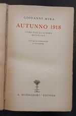 Autunno 1918. Come fini' la guerra mondiale