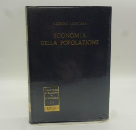 Economia della popolazione - Giorgio Mortara - copertina