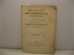 Sulla passione del redentore. Orazione accademica detta in Arcadia il venerdi' santo del 1820 dal commendatore D. Pietro de' Principi Odescalchi