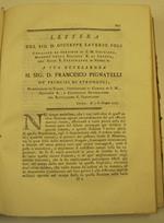 Lettera del sig. D. Giuseppe Saverio Poli... a sua eccellenza il sig. D. Francesco Pignatelli de' principi di Strongoli SEGUE Memoria di un nuovo micrometro di riflessione diretta da Giuseppe Saverio Poli... al sig. De La Lande