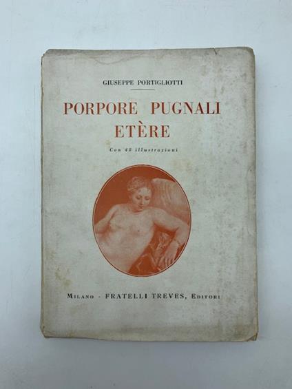 Porpore pugnali etere - Giuseppe Portigliotti - copertina