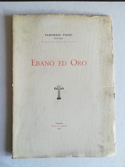 Ebano ed oro - Tancredi Pozzi - copertina