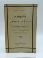 In memoria di Umberto I. Discorso pronunciato in Montafia d'Asti il 20 settembre 1900