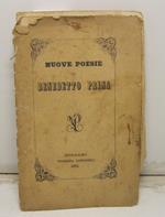 Nuove poesie di Benedetto Prina