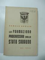 La formazione progressiva dello stato sabaudo