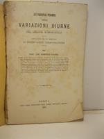 Sui principali fenomeni delle variazioni diurne del calore atmosferico. Risultati di un biennio di osservzioni termografiche