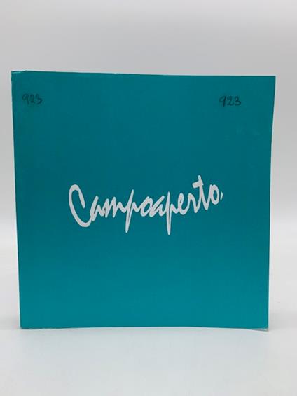 Campoaperto. Omaggio ad Arturo Martini. Palazzo Rebellini, Acqui Terme, 1998 - Silvio Riolfo Marengo - copertina