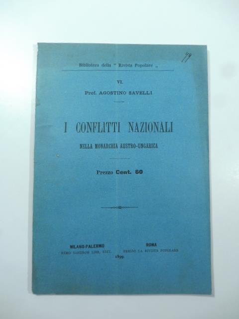 I conflitti nazionali nella Monarchia austro-ungarica