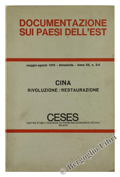 Cina. Rivoluzione/Restaurazione