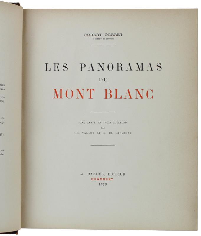 Les Panoramas Du Mont Blanc