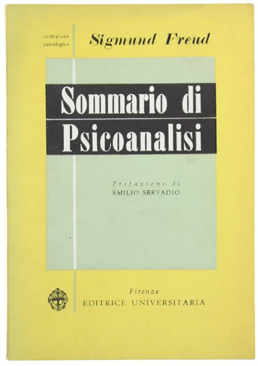 Sommario Di Psicoanalisi - Sigmund Freud - copertina