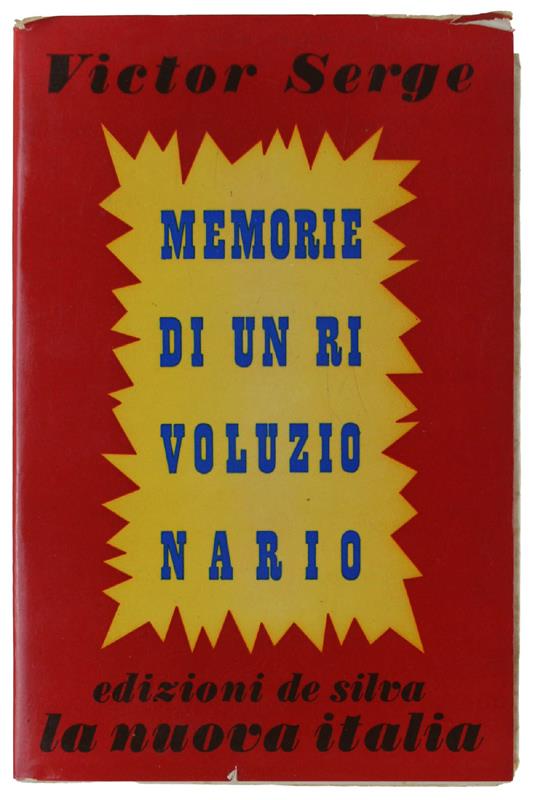 Memorie Di Un Rivoluzionario Dal 1901 Al 1941 - Victor Serge - copertina