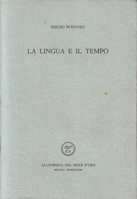 La Lingua E Il Tempo - Romano - copertina