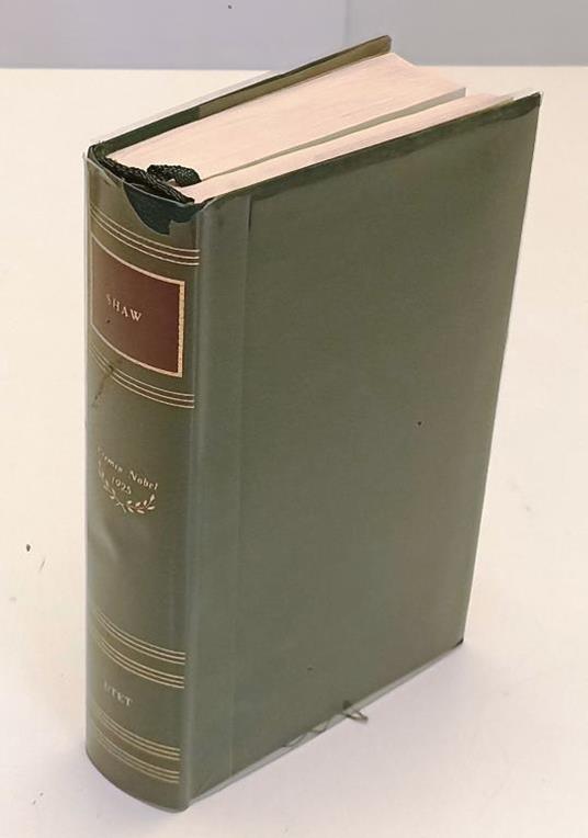 Premio Nobel 1925 Shaw-- Utet - Shaw - copertina