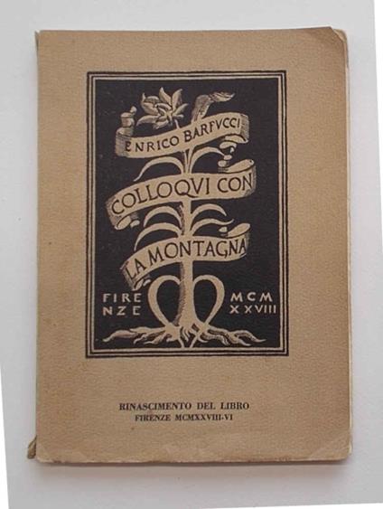Colloqui con la montagna - copertina