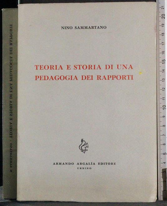 Teoria e storia di una pedagogia dei rapporti - copertina