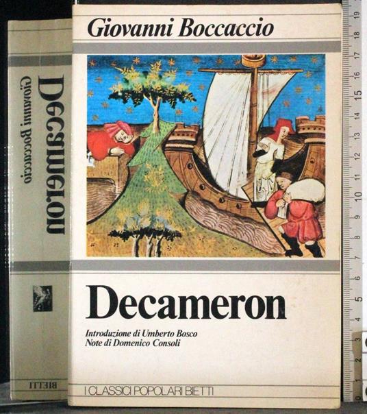 Decameron - Giovanni Boccaccio - copertina