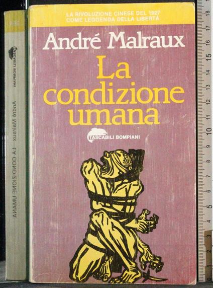 condizione umana - André Malraux - copertina