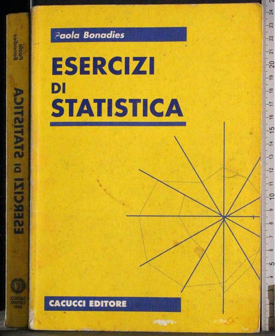 Esercizi di statistica - Paola Bonadies - copertina