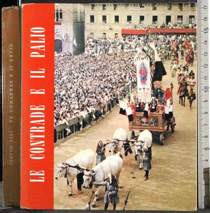 Le contrade e il palio - Giulio Pepi - copertina