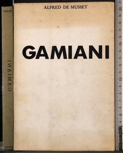 Gamiani - Alfred de Musset - copertina