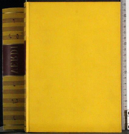 Verdi - Vincent Sheean - copertina