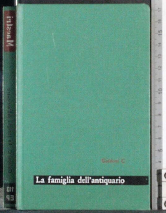 Maestri. La famiglia dell'antiquariato - Carlo Goldoni - copertina