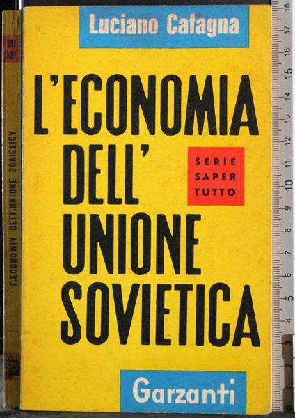 L' economia dell'Unione Sovietica - Luciano Cafagna - copertina
