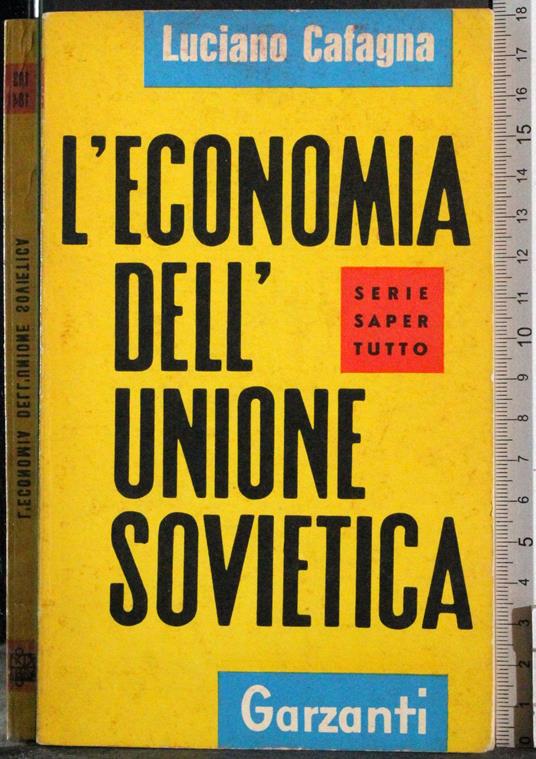L' economia dell'Unione Sovietica - Luciano Cafagna - copertina