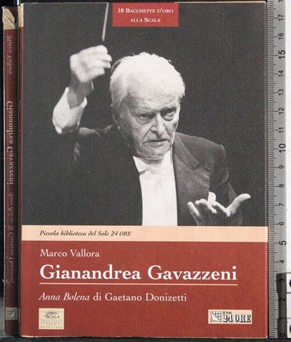 Gianandrea Gavazzeni. Anna Bolena di Donizetti - Vallora - copertina