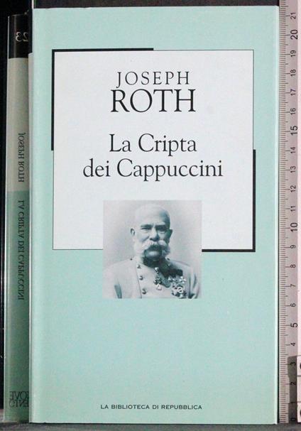 Cripta dei Cappuccini - Joseph Roth - copertina