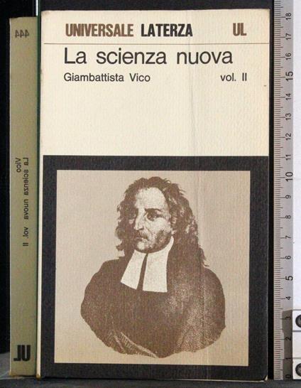 scienza nuova. Vol 2 - Giambattista Vico - copertina