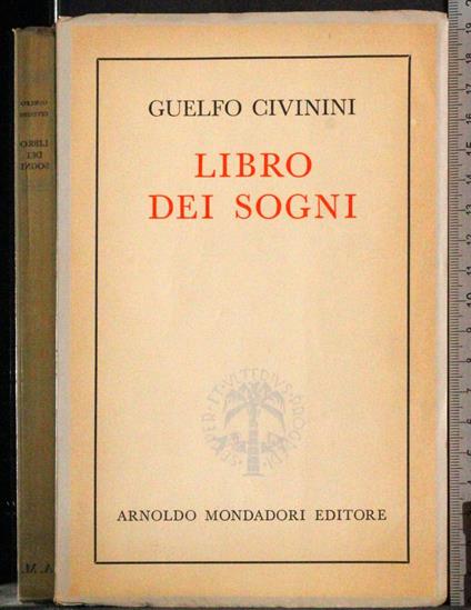 Libro dei sogni - Guelfo Civinini - copertina