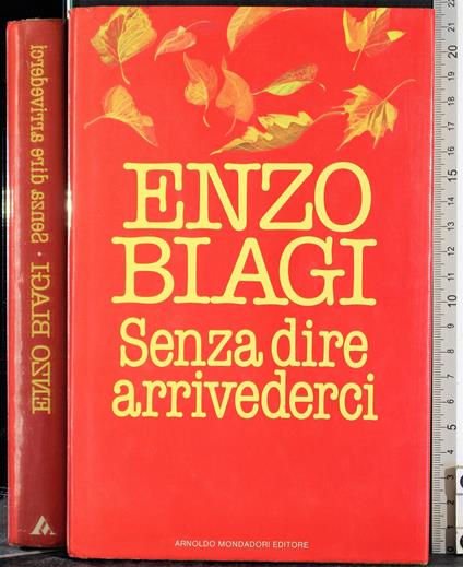 Senza dire arrivederci - Enzo Biagi - copertina