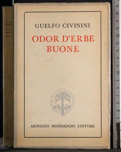 Odore d'erbe buone - Guelfo Civinini - copertina