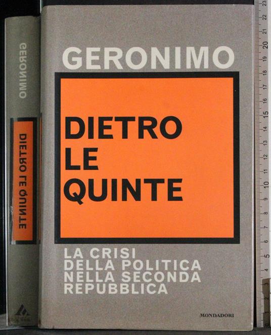 Dietro le quinte - Geronimo - copertina