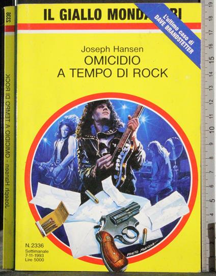 Omicidio a tempo di rock - Joseph Hansen - copertina