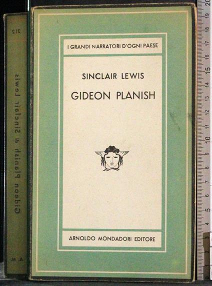 Gideon Planish - Sinclair Lewis - copertina