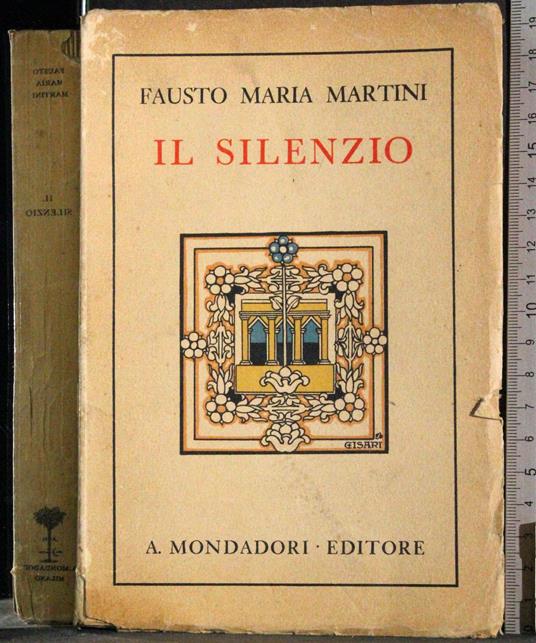 Il silenzio - Fausto M. Martini - copertina