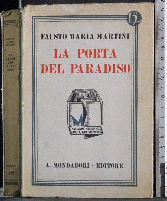 porta del paradiso - Fausto M. Martini - copertina