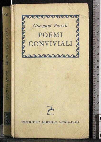 Poemi conviviali - Giovanni Pascoli - copertina