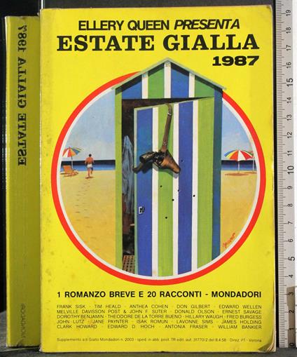 Estate gialla 1987 - Ellery Queen - copertina
