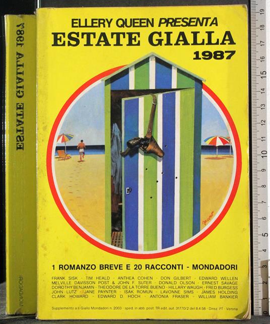 Estate gialla 1987 - Ellery Queen - copertina